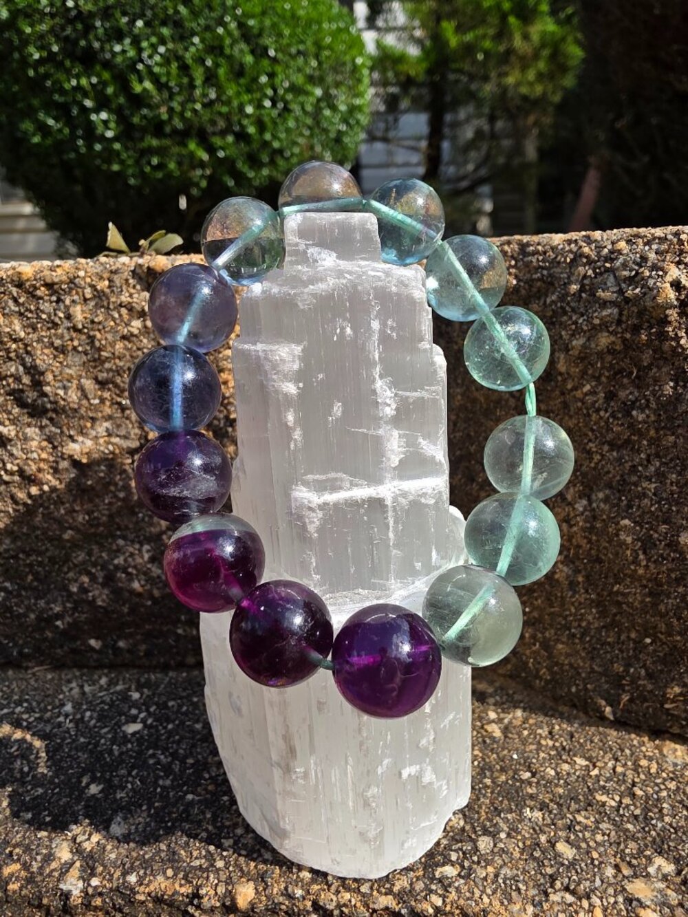 Fluorite Bracelet – Focus & Flow in 15mm